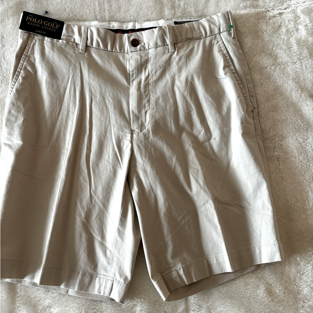 Ralph Lauren Polo khaki shorts 9” inseam NWT